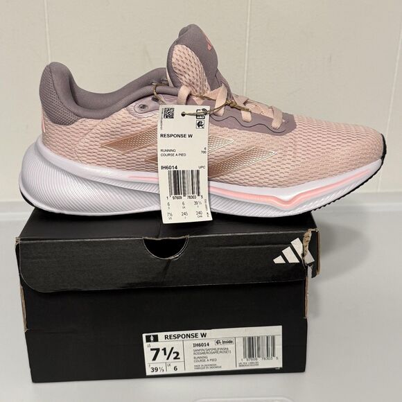 Adidas Response W Shoes Womens Size 7.5 Pink Running Ortholite Athletic IH6014 - Picture 13 of 14